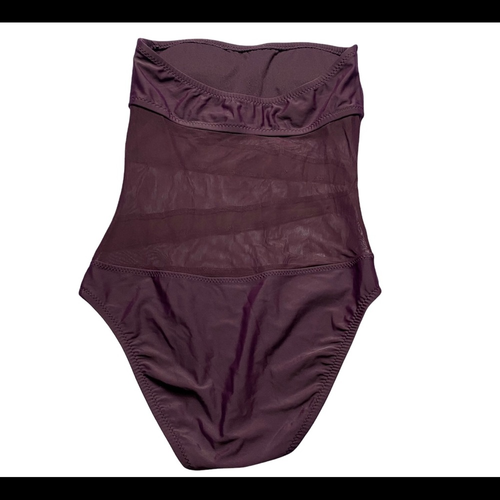 Mossimo Plum Purple Strapless One Piece Swimsuit